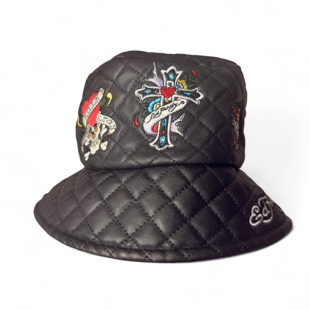 Ed-hardy Men's Black and Brown Hat - Picture 2 of 6